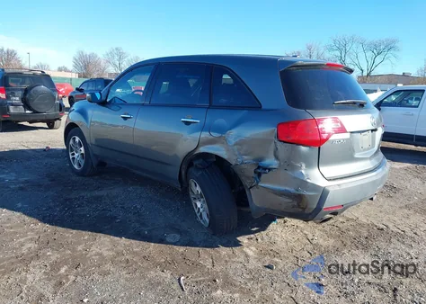 2008 Acura Mdx Technology Package z USA, uszkodzony, nr VIN 2HNYD28658H545284